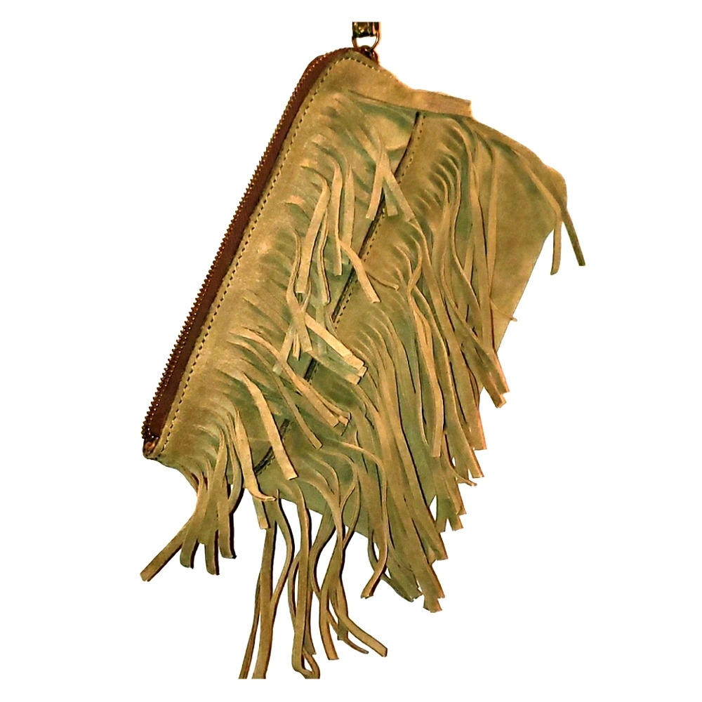 Patricia Nash Olive Fringed Cassini
